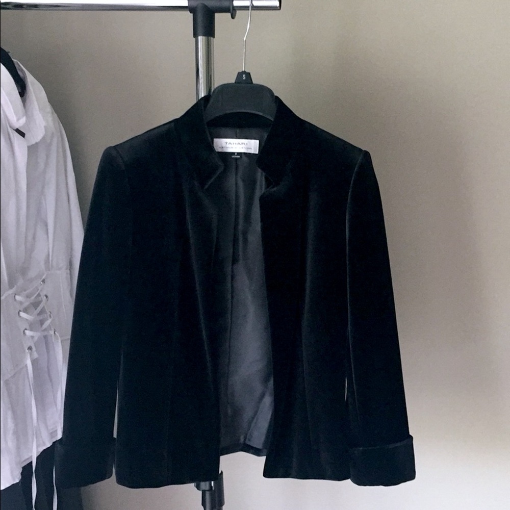 Tahari Velvet Blazer